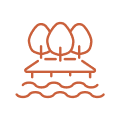 White leaf icon